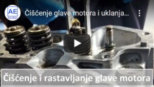 youtube - Čišćenje i rastavljanje glave motora